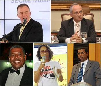 Candidatos ao governo do Estado participam de lançamento de candidaturas