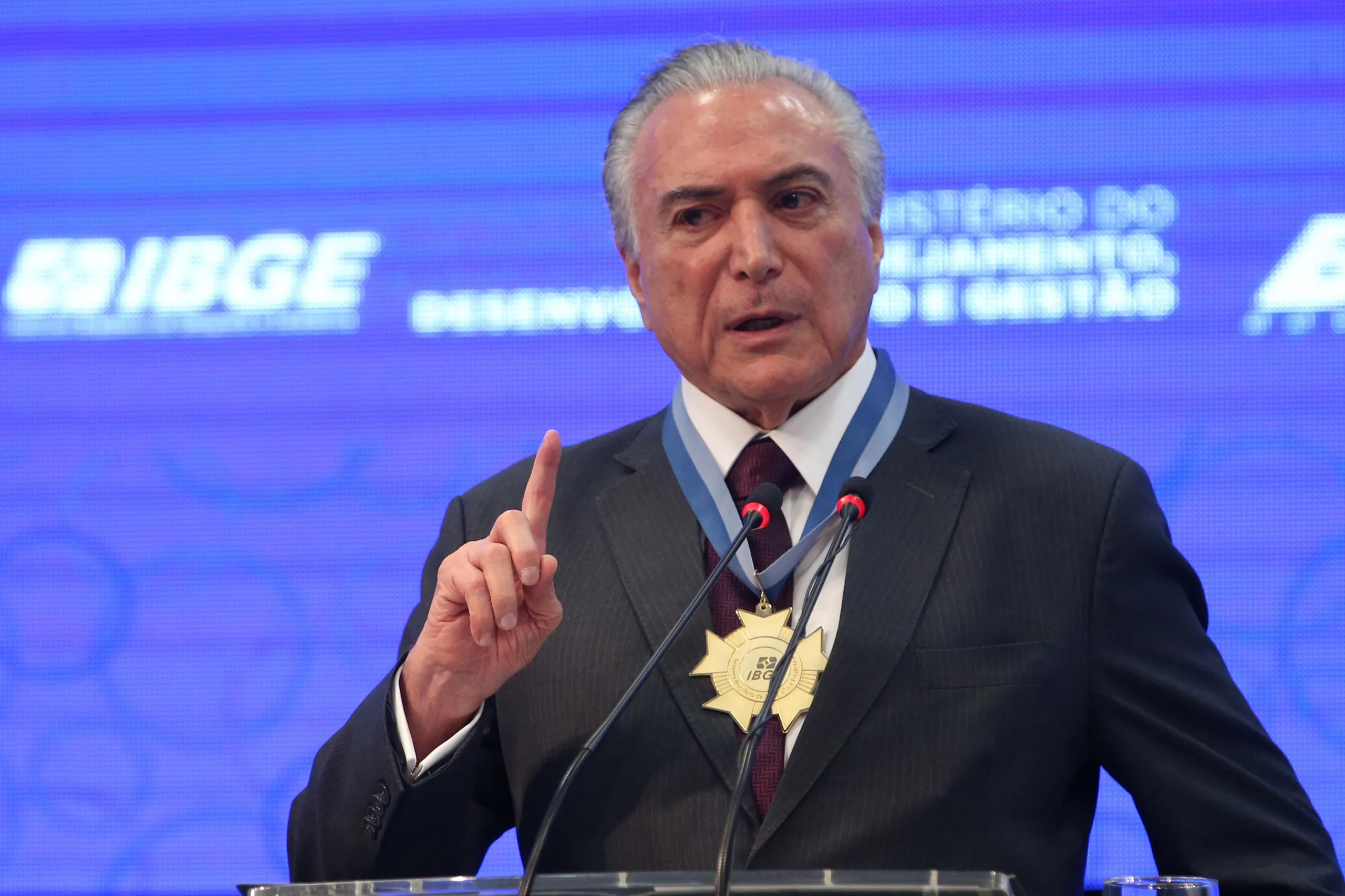 presidente Michel Temer, cerimônia, 3º Encontro Nacional de Chefes de Agências do Instituto Brasileiro de Geografia e Estatística, IBGE