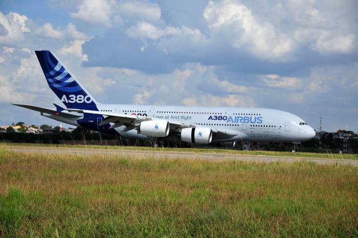 Empresas desistem de trazer avião A380 ao Brasil