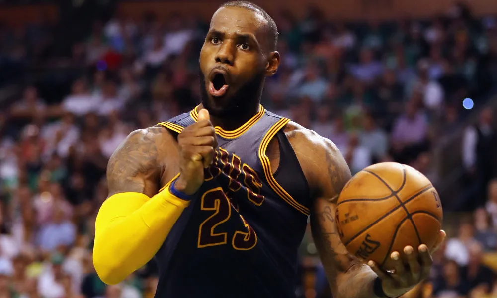 BOSTON, MA – MAY 17: LeBron James #23 of the Cleveland Cavaliers reacts in the second half against the Boston Celtics during Game One of the 2017 NBA Eastern Conference Finals at TD Garden on May 17, 2017 in Boston, Massachusetts. NOTE TO USER: User expressly acknowledges and agrees that, by downloading and or using […]