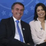 Bolsonaro e Michelle Bolsonaro