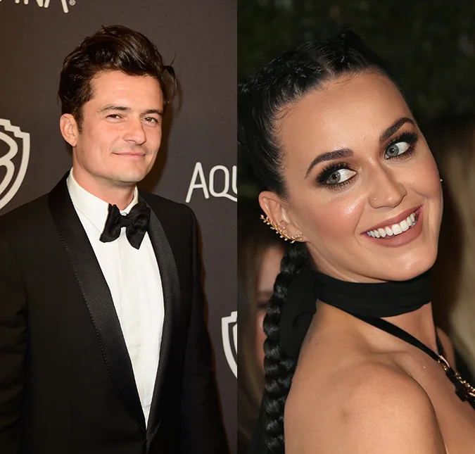 Katy Perry e Orlando Bloom estariam completamente apaixonados e trocando muitos carinhos publicamente