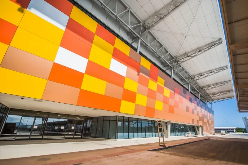 Visita às obras do novo Aeroporto de Vitória