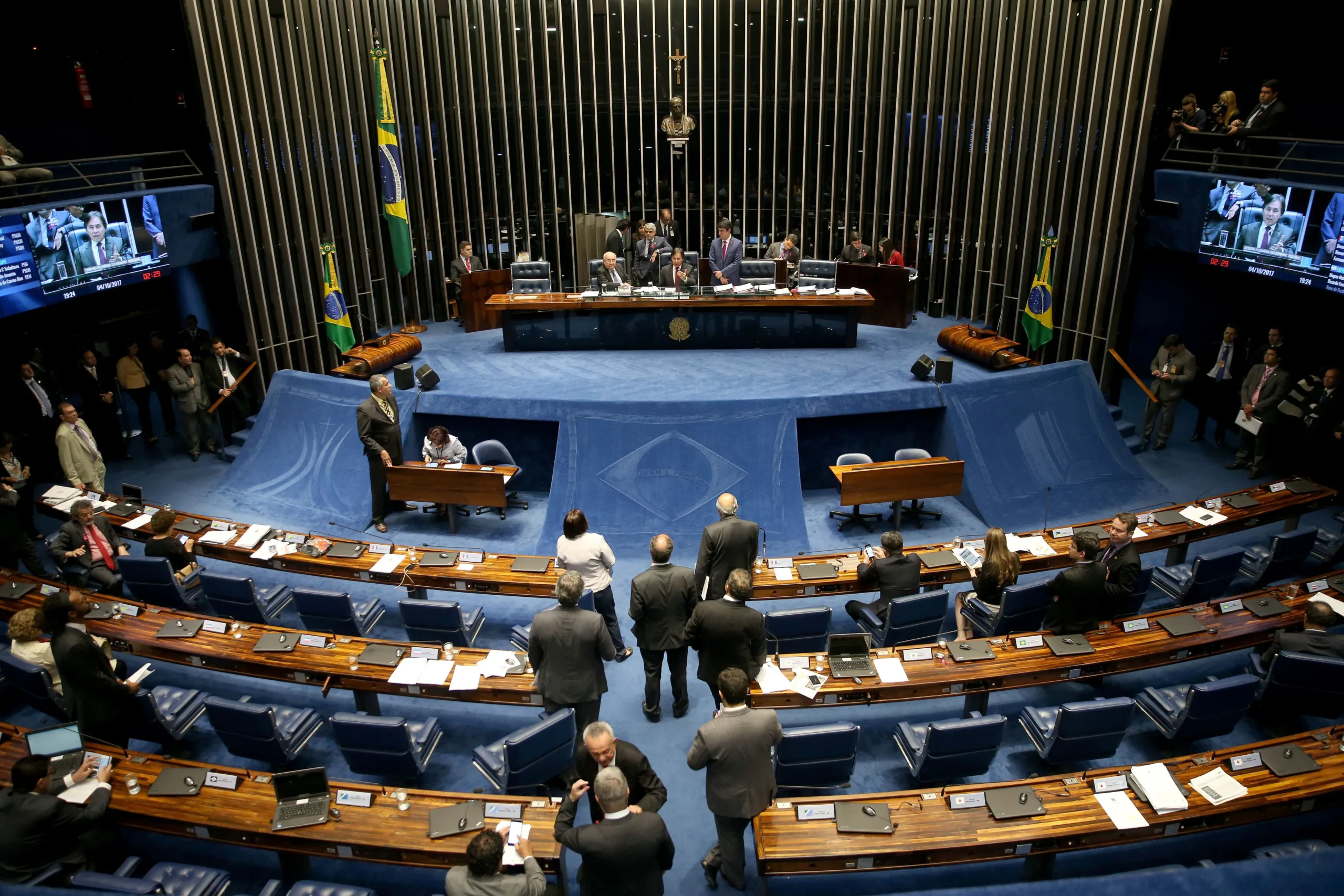 Brasília – Plenário do Senado aprova reforma na lei de execução penal. (Wilson dias/Agência Brasil)