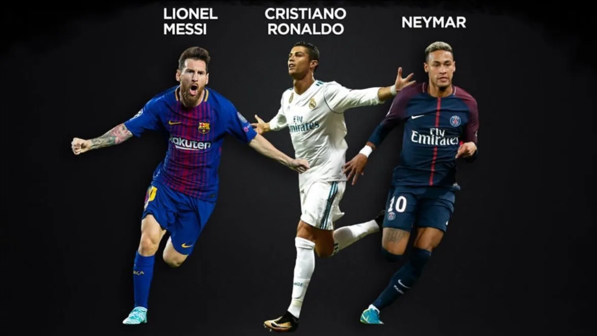 Neymar, Messi e Cristiano Ronaldo são finalistas ao prêmio de melhor do mundo