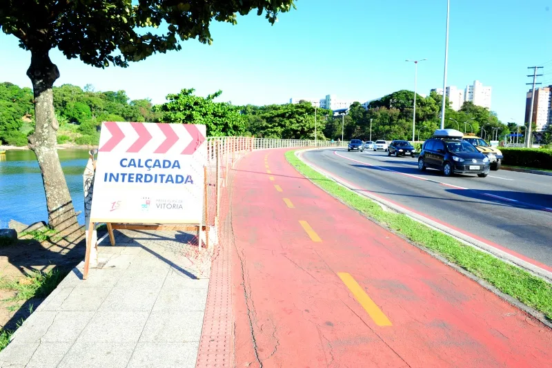 Execução dos Serviços para recuperação nas vigas inferiores e reforço estrutural da ciclovia da ponte de Camburi