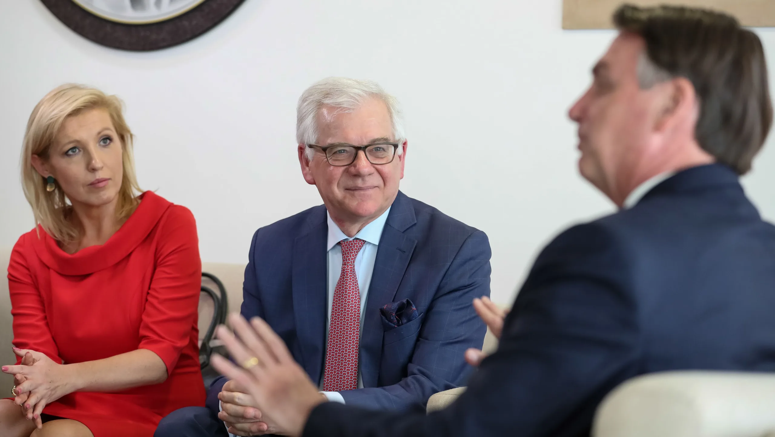 (Brasília – DF, 04/02/2020) Encontro com Ernesto Araújo, Ministro de Estado das Relações Exteriores; e Jacek Czaputowicz, Ministro dos Negócios Estrangeiros da Polônia. Foto: Marcos Corrêa/PR