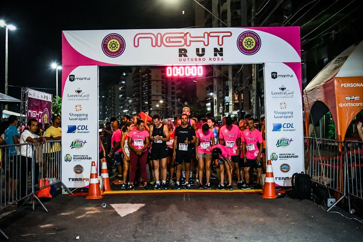 Night Run Outubro Rosa, o retorno das corridas de rua em Guarapari