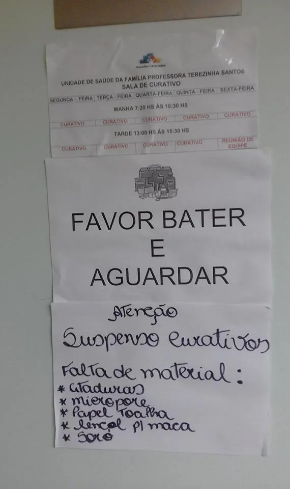 Unidade de Saúde fica sem curativos em Guarapari; Prefeitura nega informação