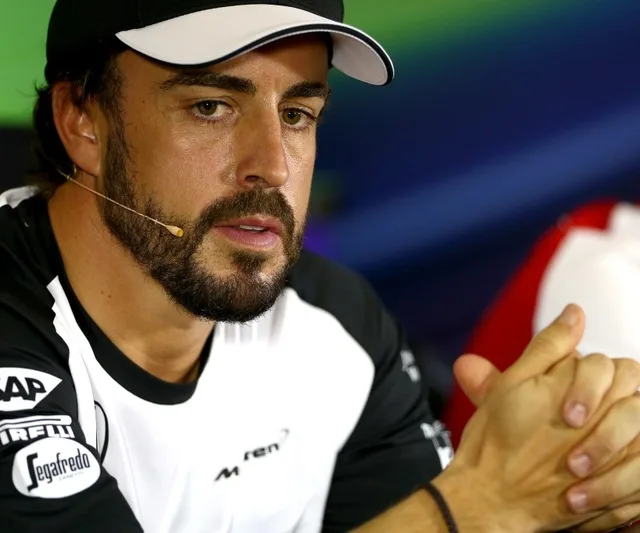 KUALA LUMPUR, MALAYSIA – MARCH 26: Fernando Alonso of Spain and McLaren Honda looks on at the drivers’ press conference during previews to the Malaysia Formula One Grand Prix at Sepang Circuit on March 26, 2015 in Kuala Lumpur, Malaysia. (Photo by Clive Mason/Getty Images)