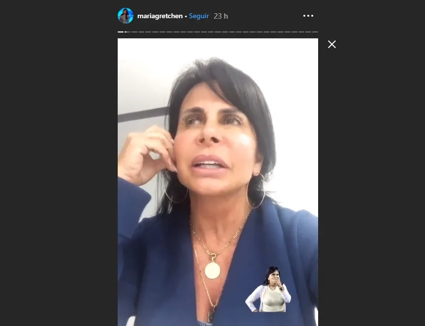 Gretchen esclarece alfinetada que deu em Luana Piovani: 'Ela está excedendo seu limite de ex'