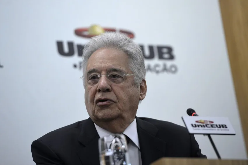 Durante a palestra Brasil, Qual Será o Seu Futuro?, o ex-presidente Fernando Henrique Cardoso afirmou não ser pessimista em relação ao país. Segundo ele, o Brasil tem um “potencial enorme” (Wilson Dias/Agência Brasil)