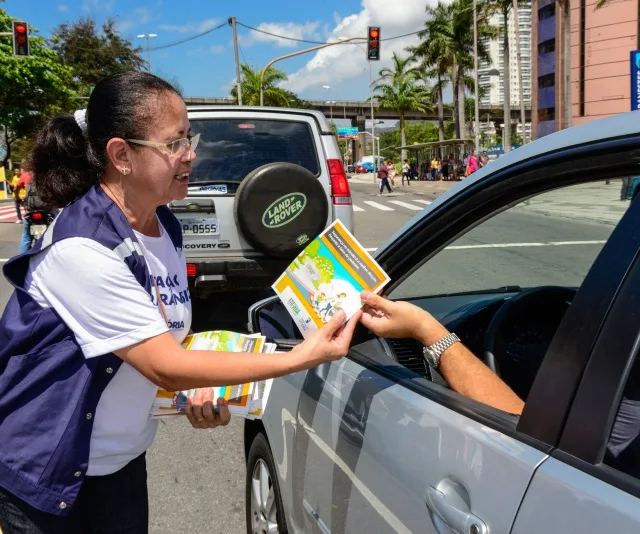 Campanha educativa na semana nacional do trânsito