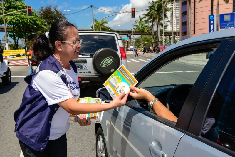 Campanha educativa na semana nacional do trânsito