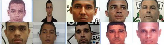 Confira a lista com fotos dos 10 bandidos mais procurados do Espírito Santo