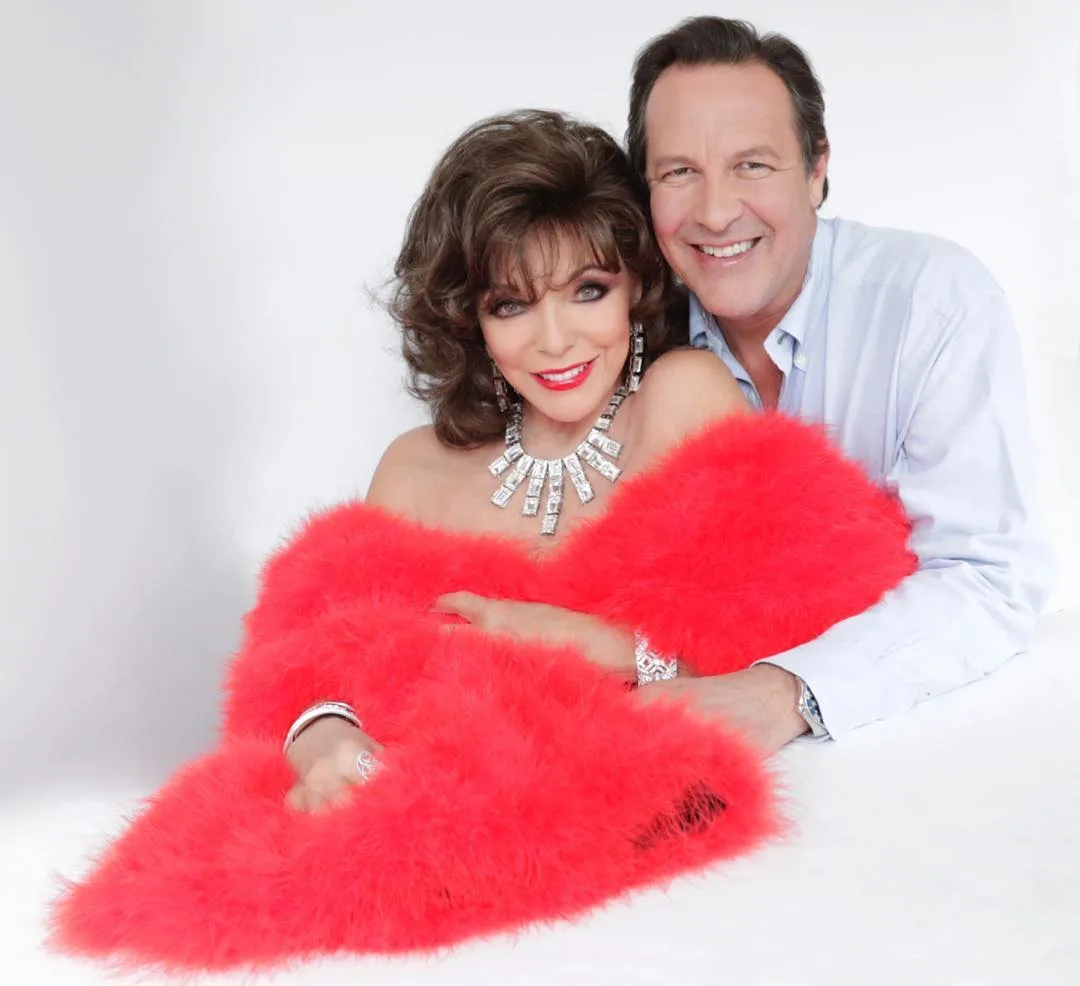 Casa de Joan Collins pega fogo e atriz revela que o marido controlou as chamas