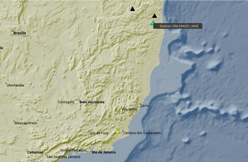 Pequeno tremor de terra é registrado na Grande Vitória nesta quinta-feira