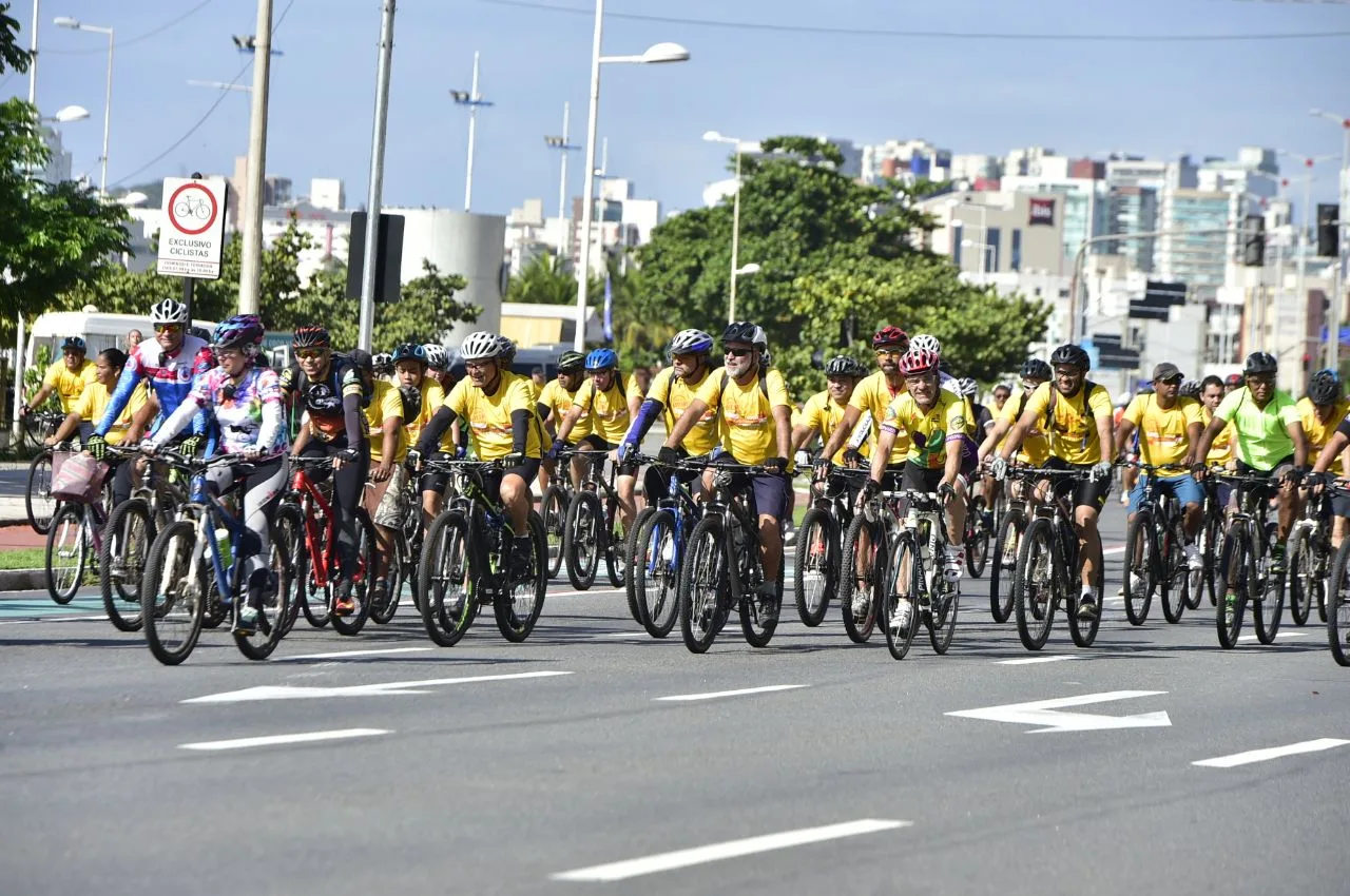 Moradores de Rio Novo do Sul vão receber duas toneladas de alimentos arrecadados no pedalaço de Vitória