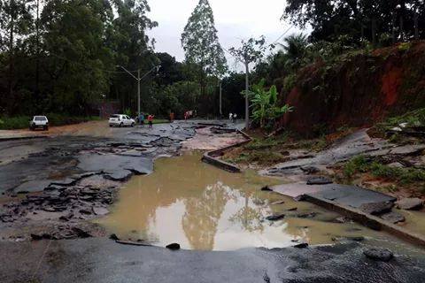 Chuvas no norte do Estado interditam rodovias e deixam 20 pessoas desabrigadas