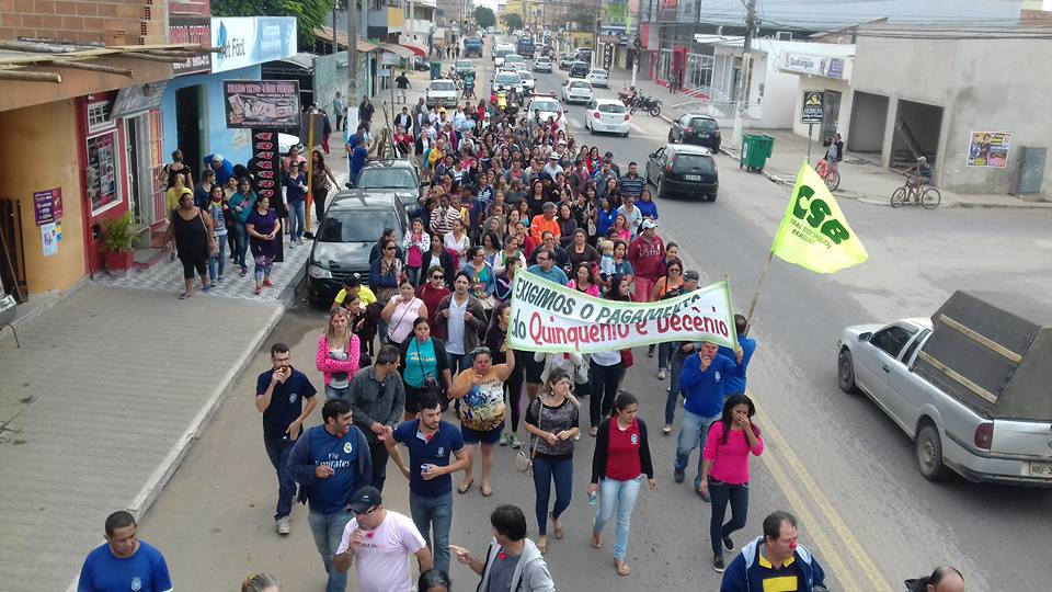 Mais de 500 servidores públicos aderem à paralisação em Marataízes, diz Sindicato