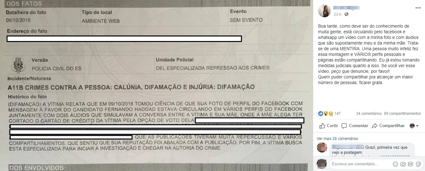 Capixaba denuncia áudio falso contra candidato vinculado à sua foto nas redes sociais