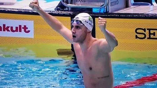 Leonardo de Deus fatura prata nos 200m borboleta no Pan-Pacífico