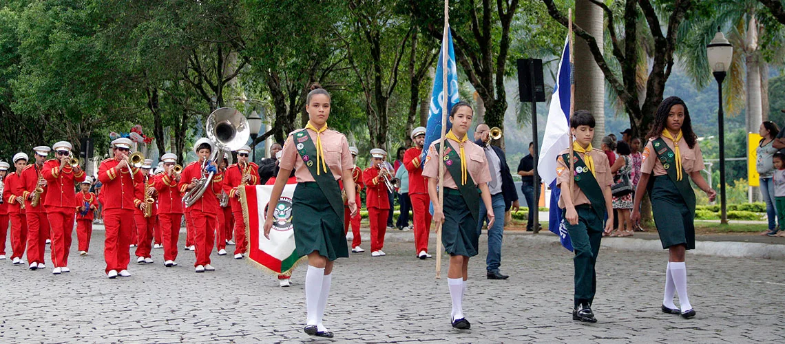 Desfile Cívico será realizado para homenagear aniversário de cidade serrana