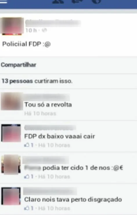 Policial que participou de tiroteio em Santa Rita continua recebendo ameaças nas redes sociais