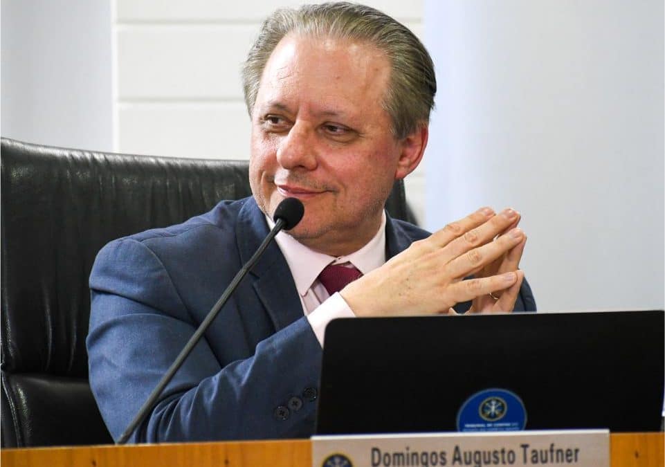 Domingos Taufner foi eleito presidente do Tribunal de Contas / crédito: Ascom TCES