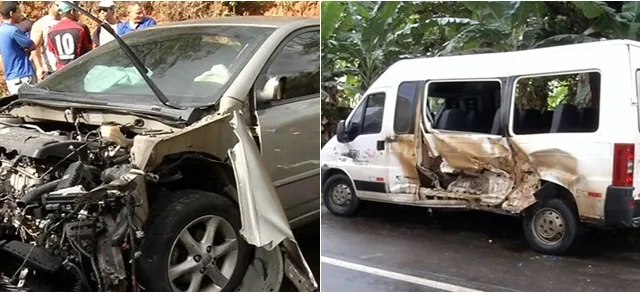 Acidente com carreta e cinco carros mata um e fere seis na BR-101, em Guarapari