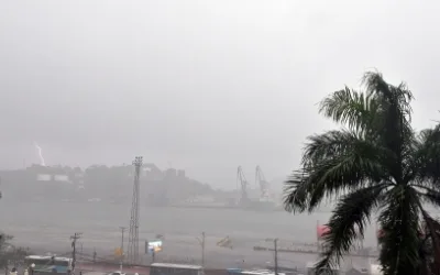 Chuva forte, raios e até queda de granizo estão previstos para os próximos dias no ES