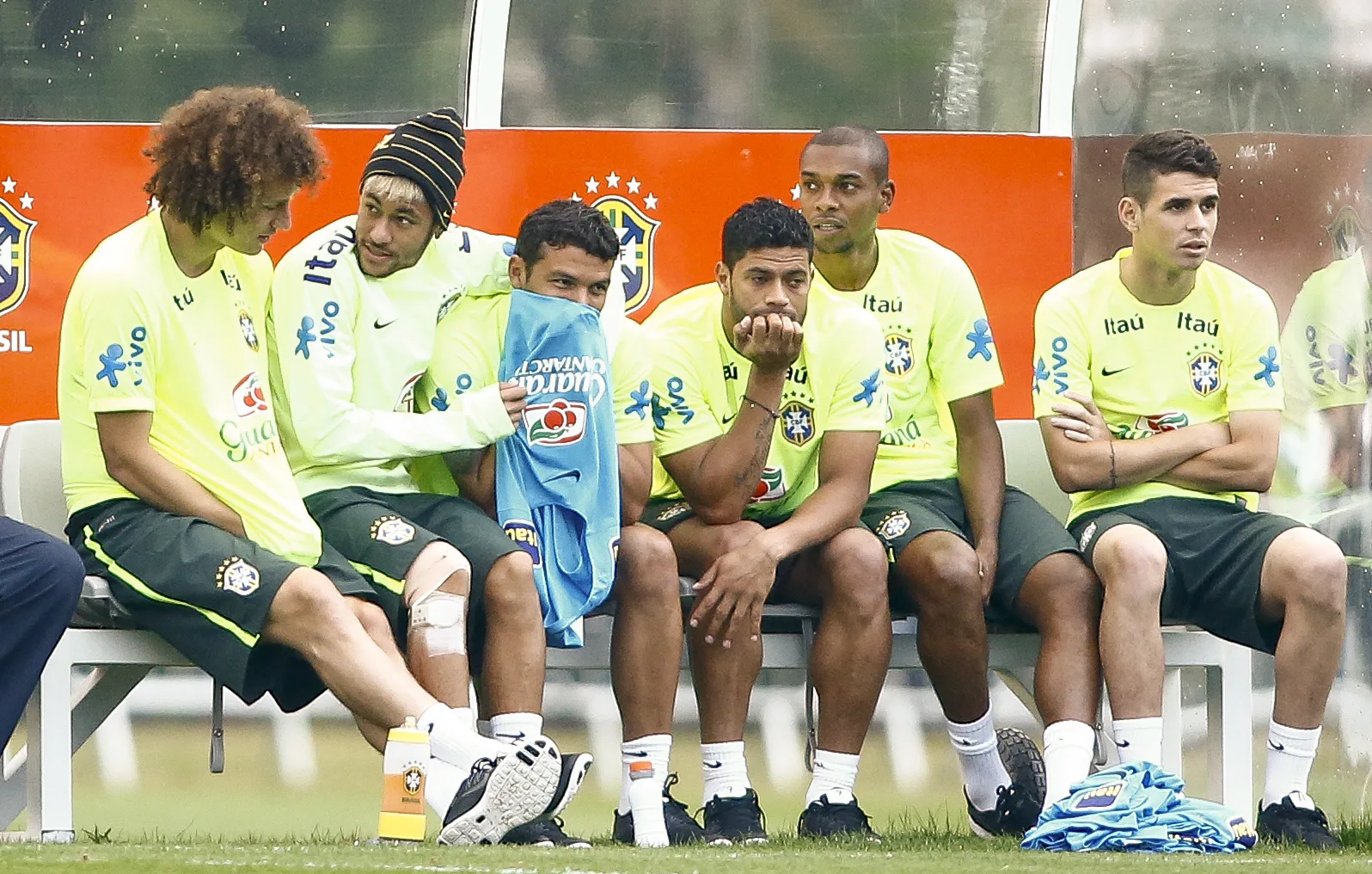 RJ – COPA/BRASIL/TREINO – ESPORTES – Treino da seleção brasileira na Granja Comary, em Teresópolis, na região serrana do Rio de Janeiro, na tarde desta terça- feira (01). O Brasil enfrenta a Colômbia na sexta (04) pelas quartas de final da Copa do Mundo. 01/07/2014 – Foto: HUGO HARADA/AGÊNCIA DE NOTÍCIAS GAZETA DO POVO/ESTADÃO CONTEÚDO