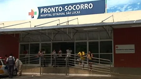 Hospital São Lucas funciona apesar de superlotação