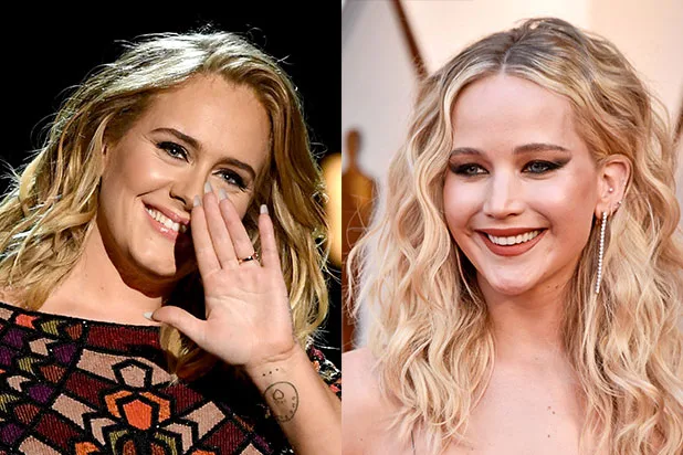 Adele prepara festa surpresa de despedida de solteira para Jennifer Lawrence