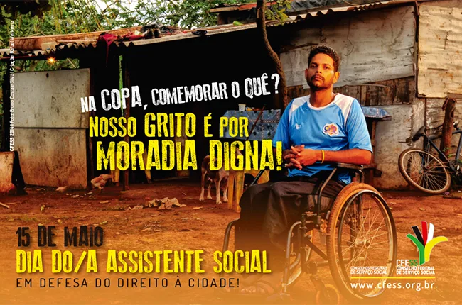 Dia do Assistente Social é comemorado com crítica à Copa do Mundo no Brasil