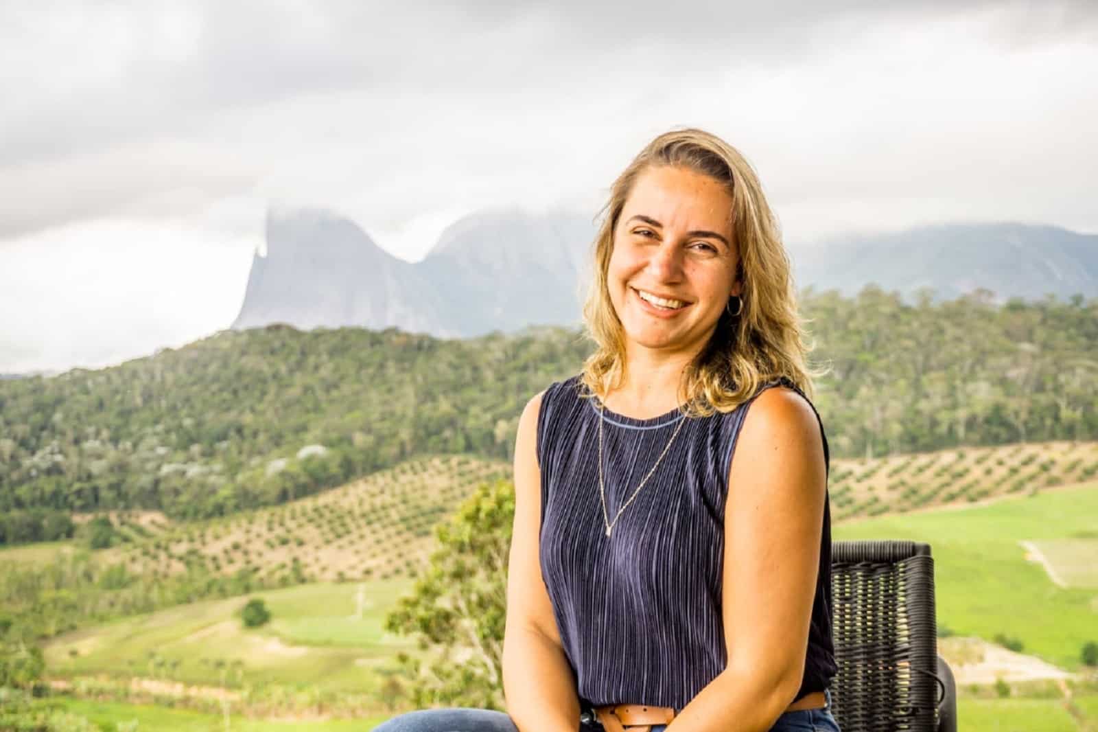 Cássia Coppo é turismóloga. Foto: Acervo pessoal