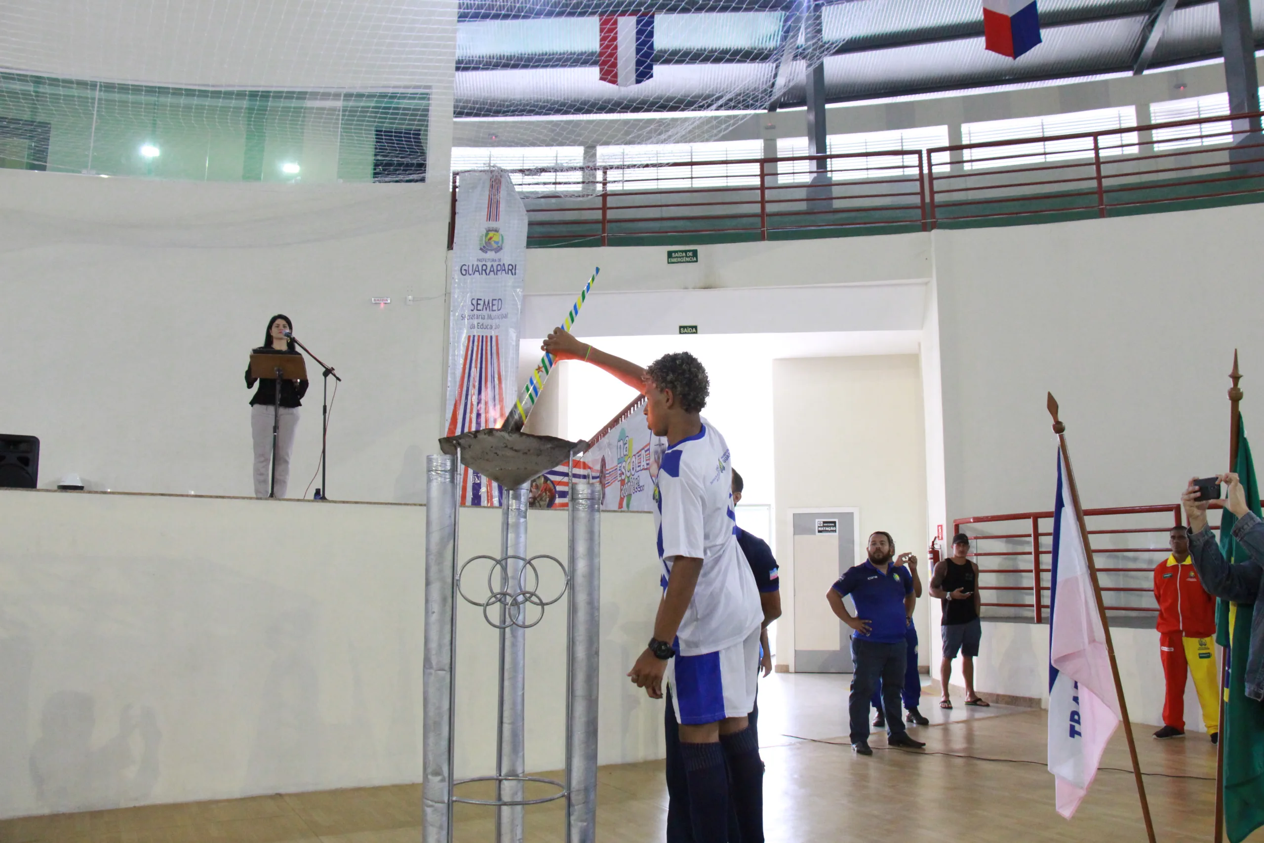 Jogos Escolares da Rede Municipal de Guarapari foram oficialmente abertos