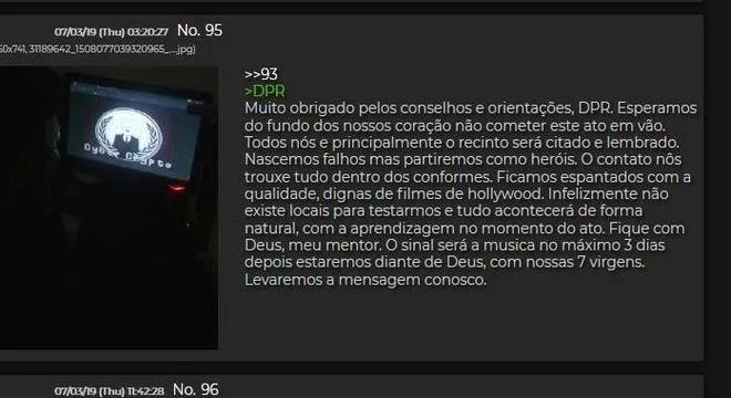 'Cabe aos pais a vigilância no ambiente virtual' diz delegado sobre autores do massacre em SP