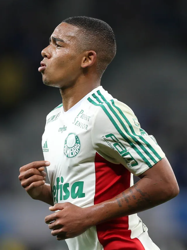 BELO HORIZONTE, MG – 26.08.2015: CRUZEIRO X PALMERAS – O jogador Gabriel Jesus, da SE Palmeiras, comemora seu gol contra a equipe do Cruzeiro EC, durante partida válida pelas oitavas de final da Copa do Brasil, no Estádio Mineirão. (Foto: Cesar Greco / Fotoarena)
