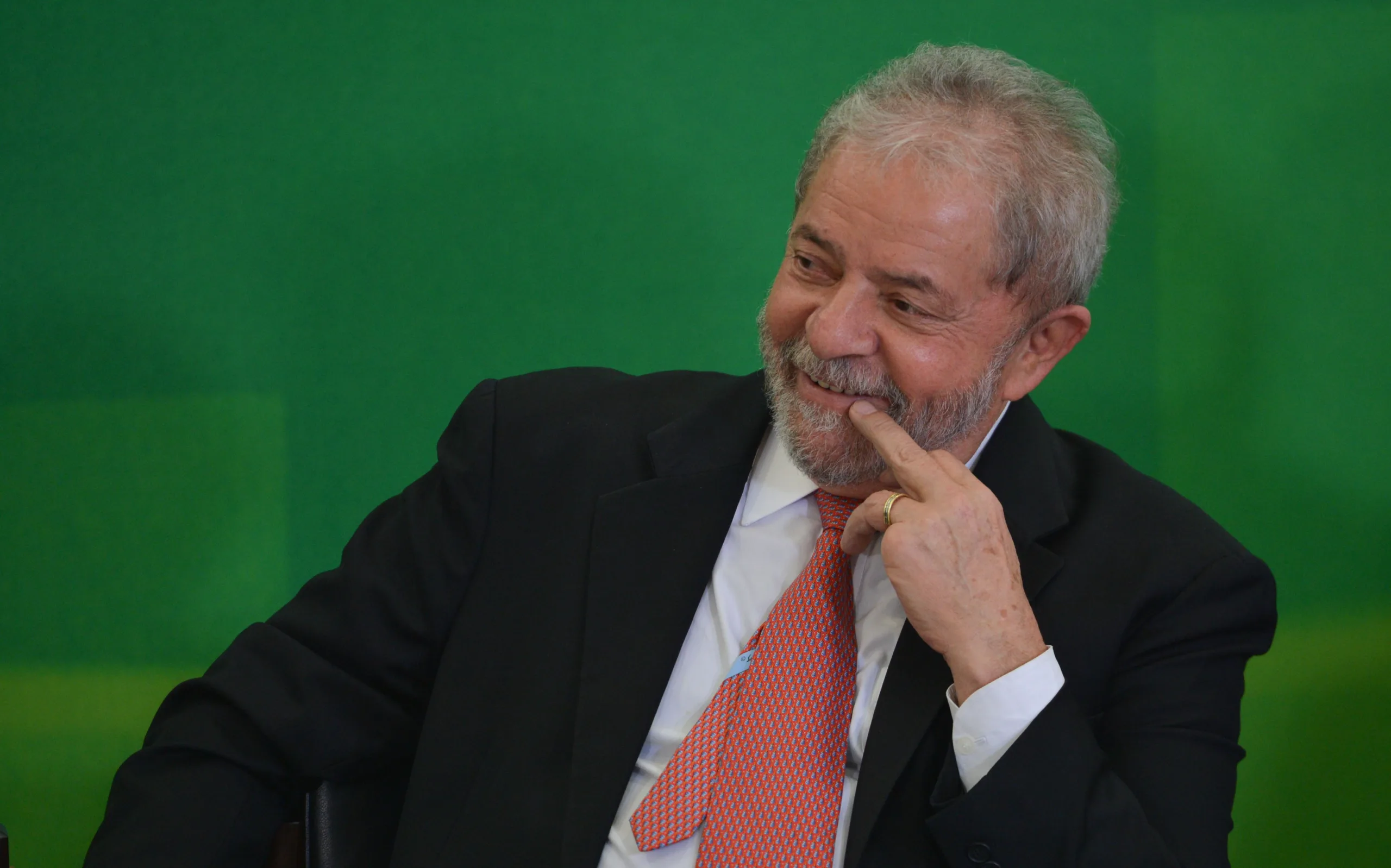 Brasília – O novo ministro da Casa Civil, Luiz Inácio Lula da Silva, durante cerimônia de posse (José Cruz/Agência Brasil)