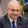 Luiz Edson Fachin, indicado pela presidenta Dilma Rousseff para substituir o ministro Joaquim Barbosa no STF, durante sabatina na Comissão de Constituição e Justiça do Senado (Marcelo Camargo/Agência Brasil)