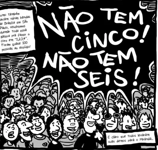 Quadrinho de Gabriel Thomaz conta as histórias do rock brasileiro dos anos 1990