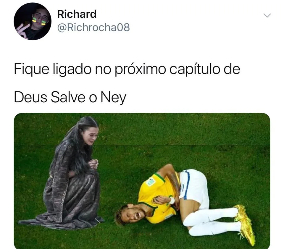 Mais que memes, quedas de Neymar na Copa inspiram promoções na Grande Vitória