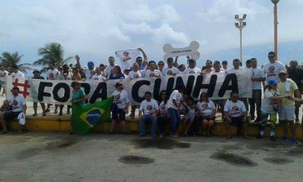 Capixabas programam protesto contra a visita de Eduardo Cunha