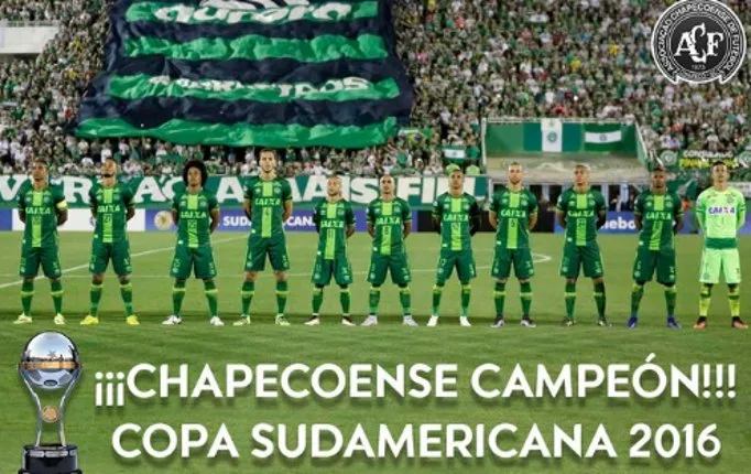 Chapecoense é declarada campeã da Copa Sul-Americana