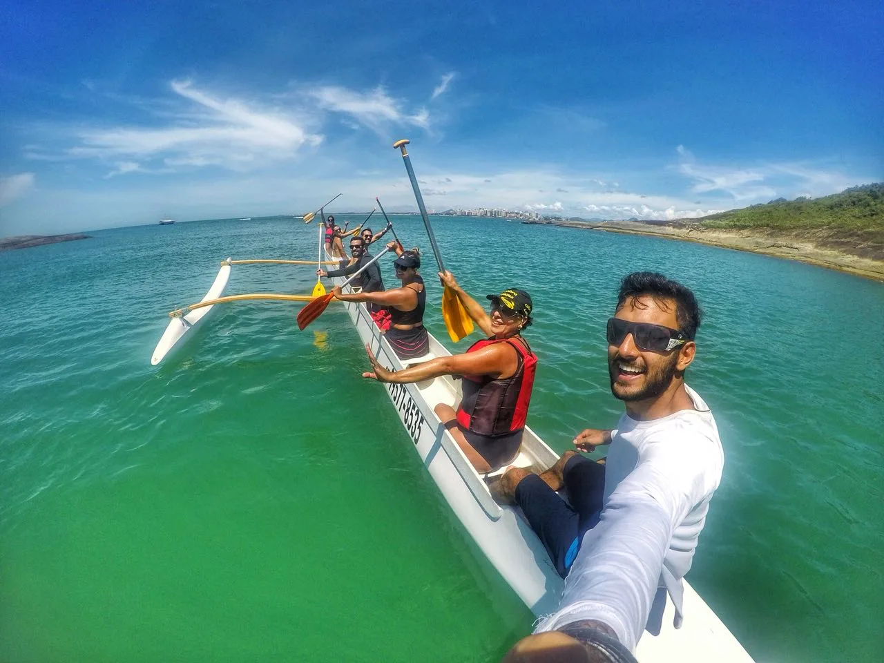 Canoas havaianas estarão no mar de Guarapari nesse fim de semana