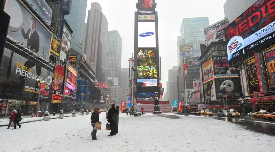 Frio extremo é esperado na virada do ano em Nova York