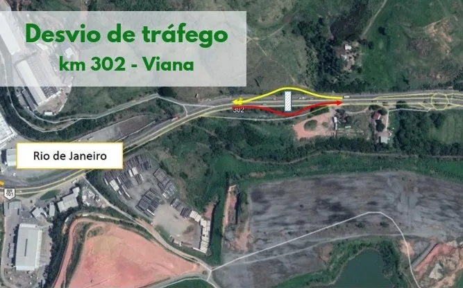 BR-101: trecho de Viana ficará interditado durante a manhã e a tarde desta quinta-feira