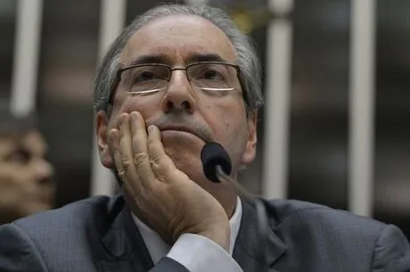 Presidente da Câmara dos Deputados, Eduardo Cunha, durante sessão ordinária para analisar projeto que prevê punição a terrorismo (Valter Campanato/Agência Brasil)