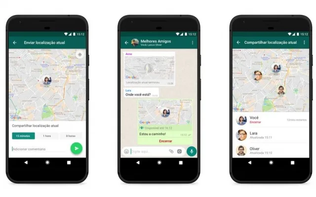 Nova função do WhatsApp deixa usuário compartilhar localização em tempo real